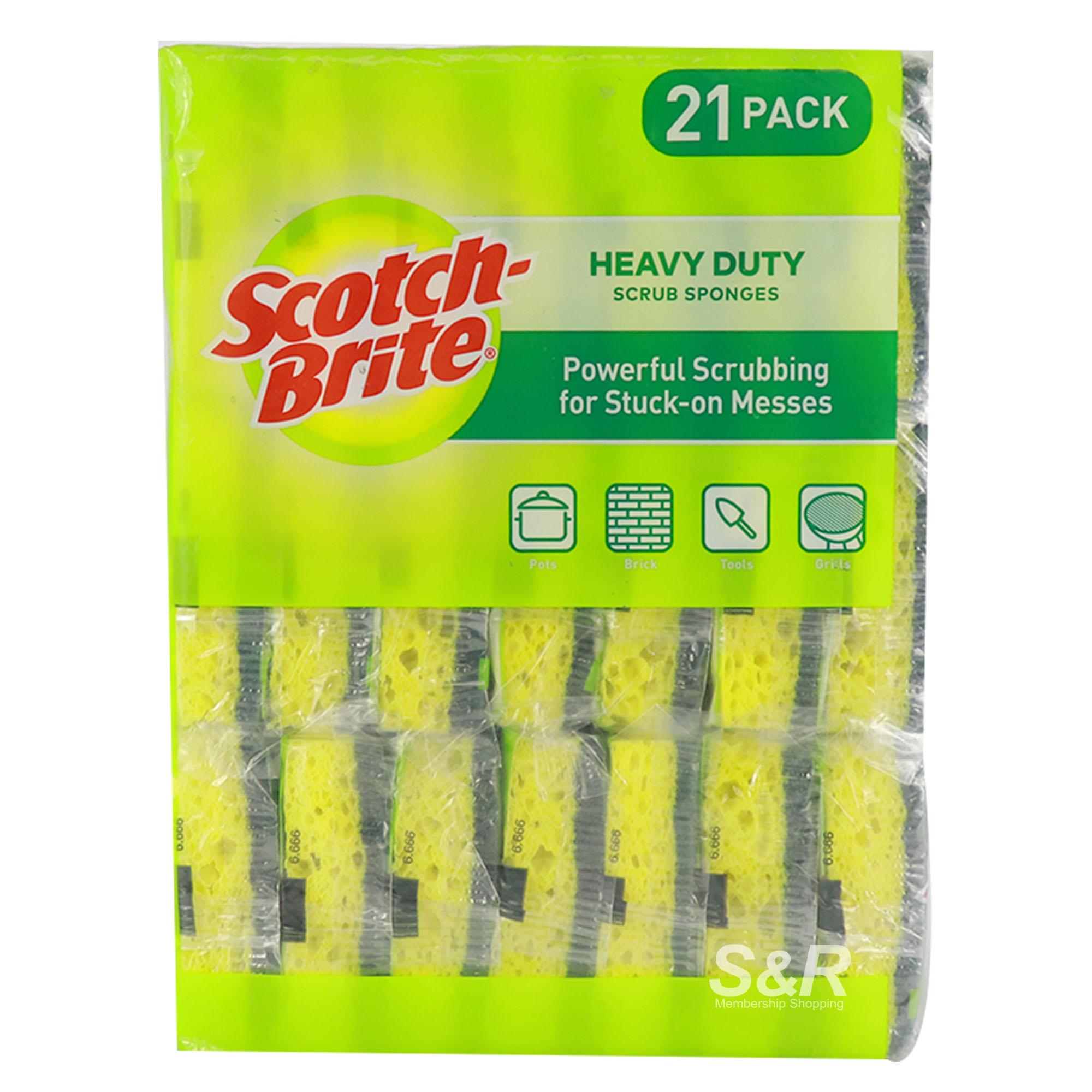 Scotch-Brite Heavy Duty Scrub Sponges 21pcs Scotch-Brite Heavy Duty Scrub Sponges 21pcs